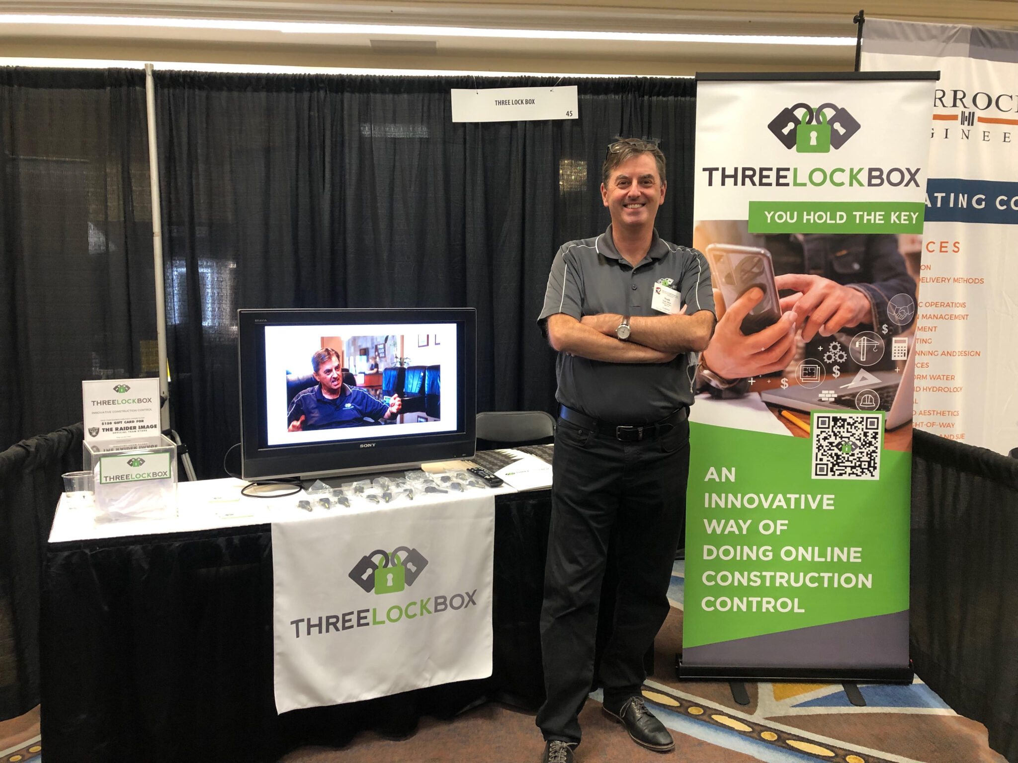 Three Lock Box at the AIA Event Three Lock Box